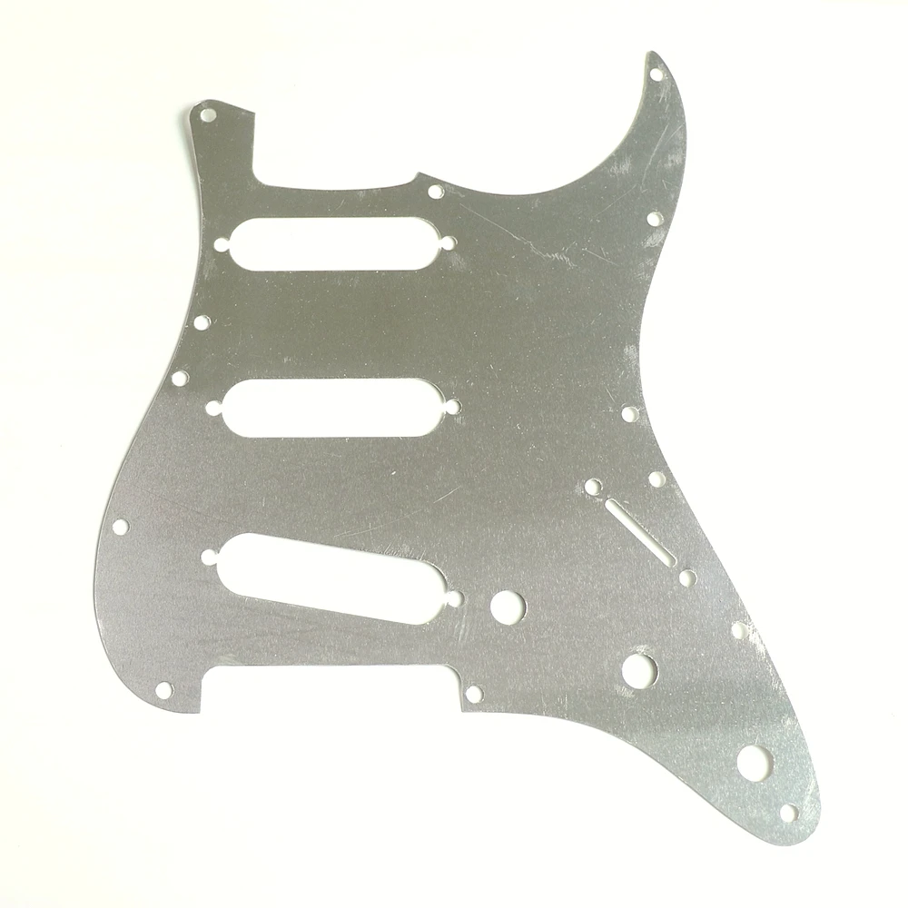 Donlis 0.3mm رقيقة التأريض SSS الألومنيوم ST الغيتار Pickguard المستخدمة لحارس التدريع