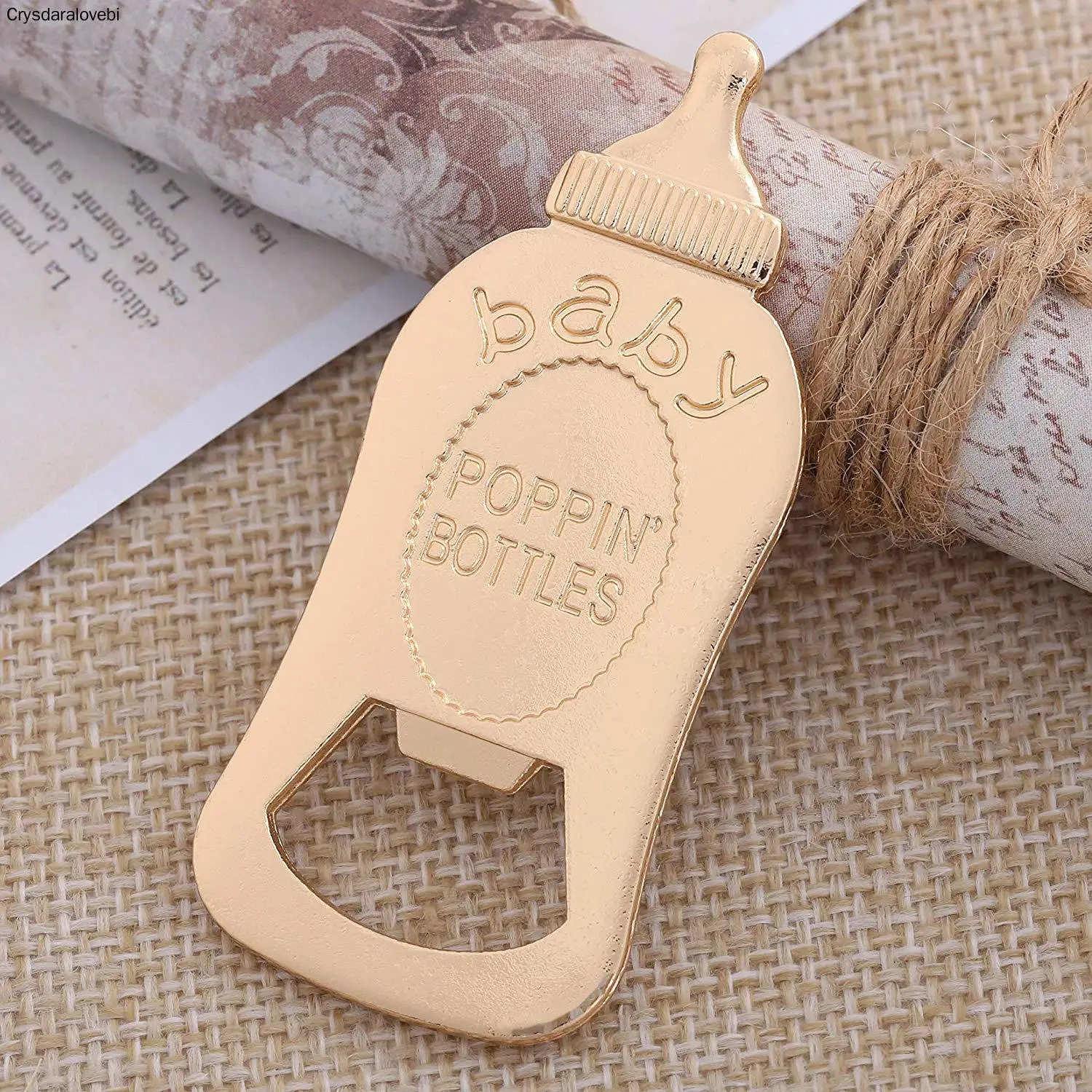 20 Pcs/lot Baby Shower Party Favor Bottle Opener Baby Shower Party Supplies Decoration Return Gift for Guest Birthday Shower