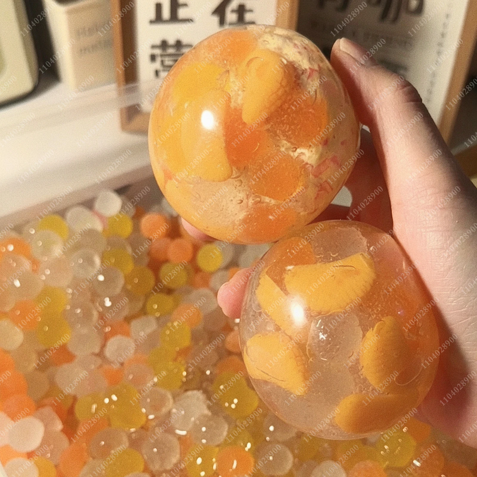 Crunchy Squeaky Stress Ball Squishy Toys Shapable Non-bounce Squeeze Ball ASMR Crackling Sound Anti Stress Fidget Toys for Adult