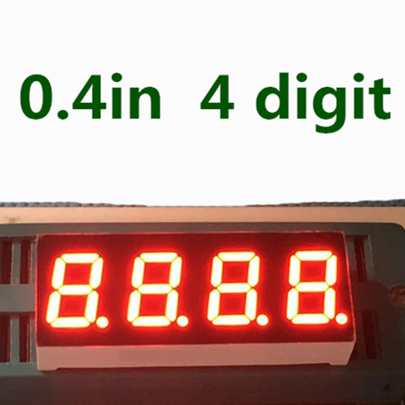 20PCS 0.4 inch 4 Bit RED Digital Tube LED Display 7 Segment Common anode 0.4\