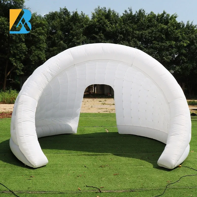 Custom Built 4 Meters White Inflatable Picnic Dome Tent for Party Event Rental Toys