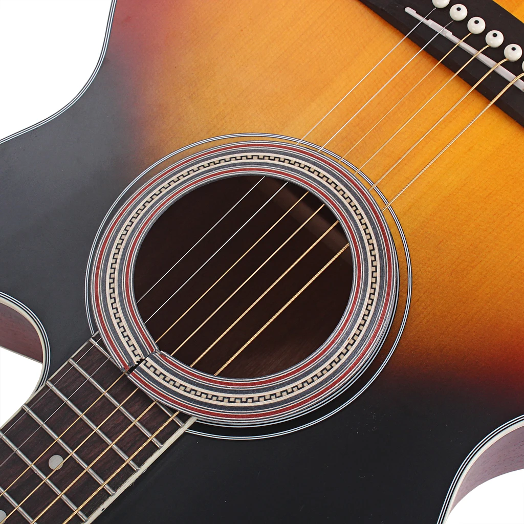 Acoustic Guitar Soundhole Rosette Wooden Inlay for Guitar DIY Maker