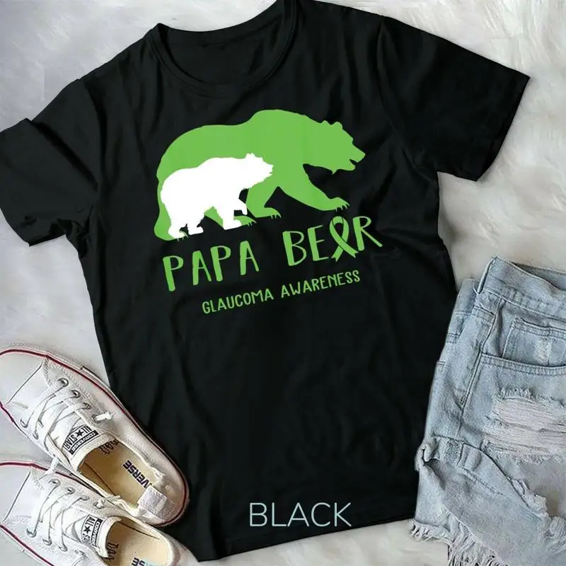 

Papa Bear Glaucoma Awareness Shirt Unisex Youth T shirt
