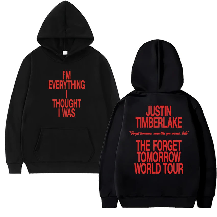 

Hot Sale Justin Timberlake Tour 2025 Hoodies New Men women fashion Casual Sweatshirt Unisex vintage Fleece Long sleeve pullovers
