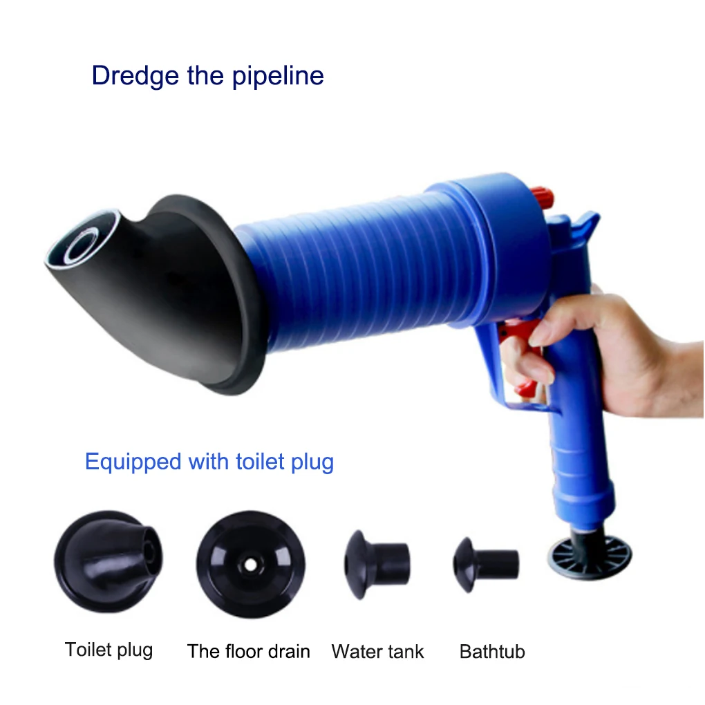 

1 комплект, инструмент для очистки сжатого воздуха, высокое давление, домашняя кухня, ванна, раковина, туалет, сливной бластер, аксессуары