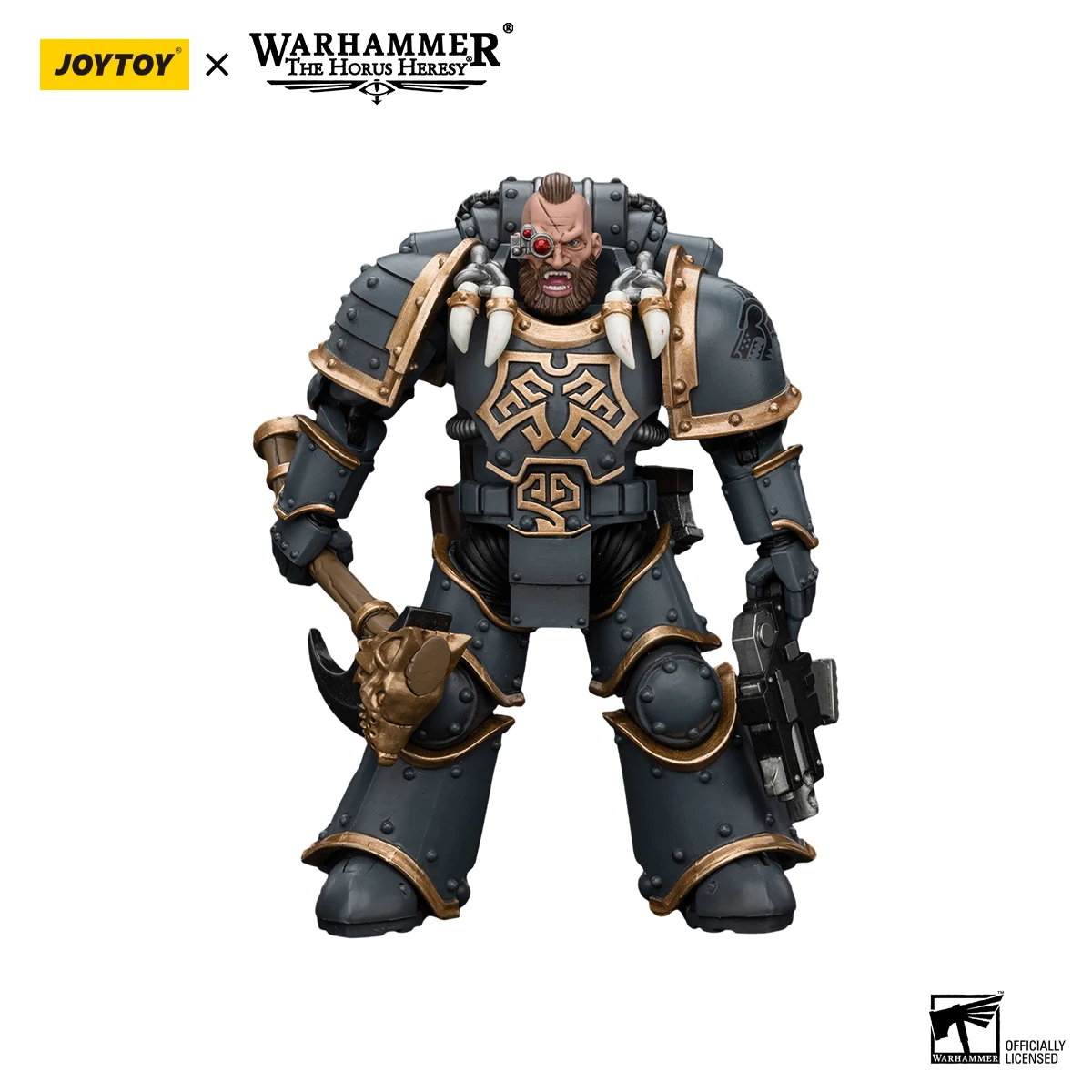 [Op Voorraad] Joytoy Warhammer 30K De Horus Ketterij 1/18 Actiefiguur Ruimtewolven Grijs Doder Pack Anime Model Speelgoed Cadeau