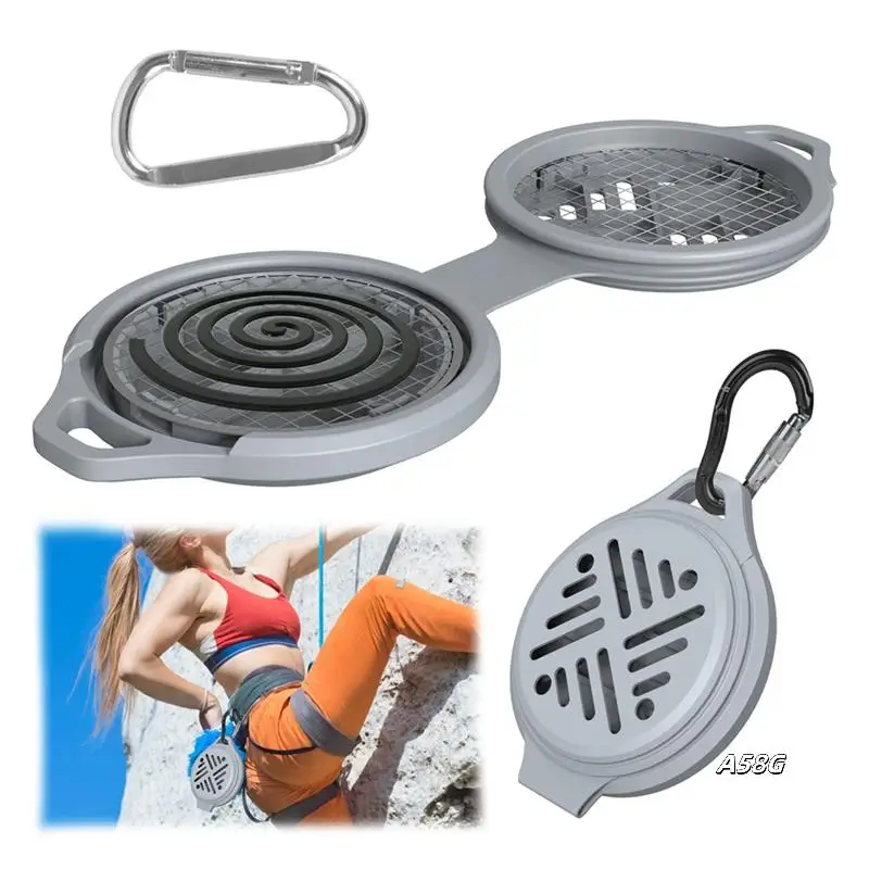 

Mosquito Coil Tray Holder Home Insect Repellent Rack With Cover Summer Anti-Mosquito Outdoor Camping Supply