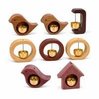 Japanese Wooden Wind Chimes Wireless Doorbell Hanging Decorations Entrance Door Bell Decorative Wind Bell for Home Opening 5
