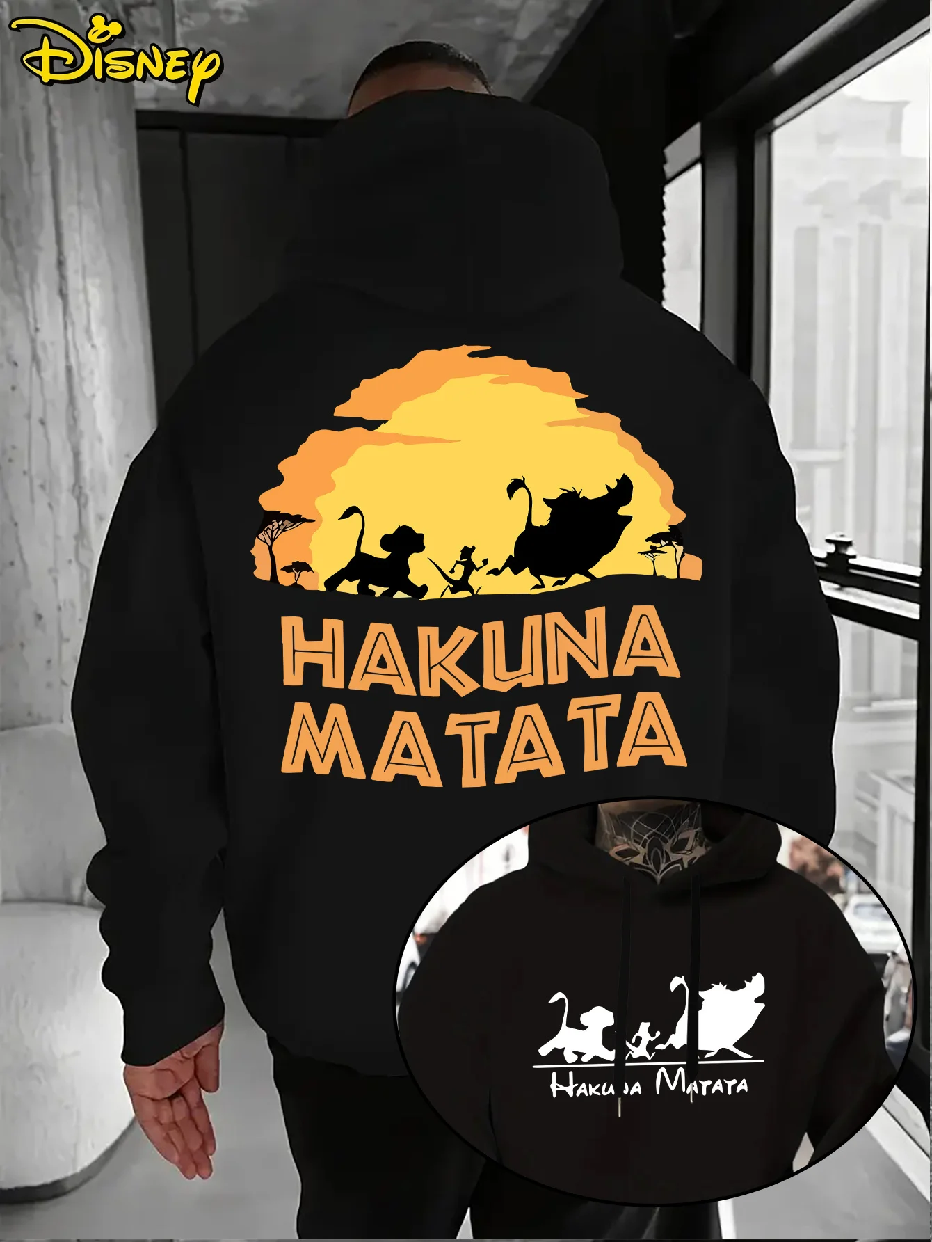 

Disney Boys Girls Pullover Hoodies The Lion King Simba Adventure Print Cute Soft Comfy Stylish Loose-Fit Plus Size Autumn Winter