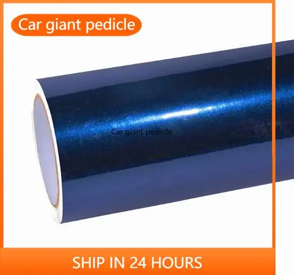 Highest quality Gloss Portimao Blue vinyl Wrap Film Car Wrap Film Non degumming Non fading quality Warranty 1.52M*17M roll
