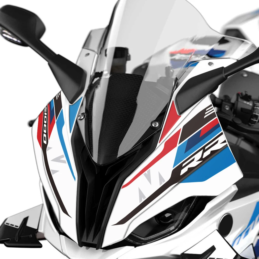 

For S1000RR M1000 RR M 1000 RR 3D Gel Motorcycle Fairing Shell Front Sticker Decal New Design M1000RR 2019-2025