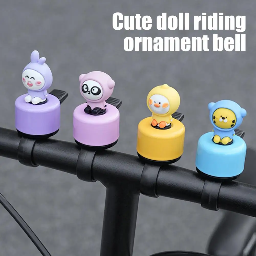 Mini Cartoon Animal Bike Bell Loud Sound Bell MTB Road Bike Folding Bicycle Handlebar Alarm Bell Scooter Bike Accessories