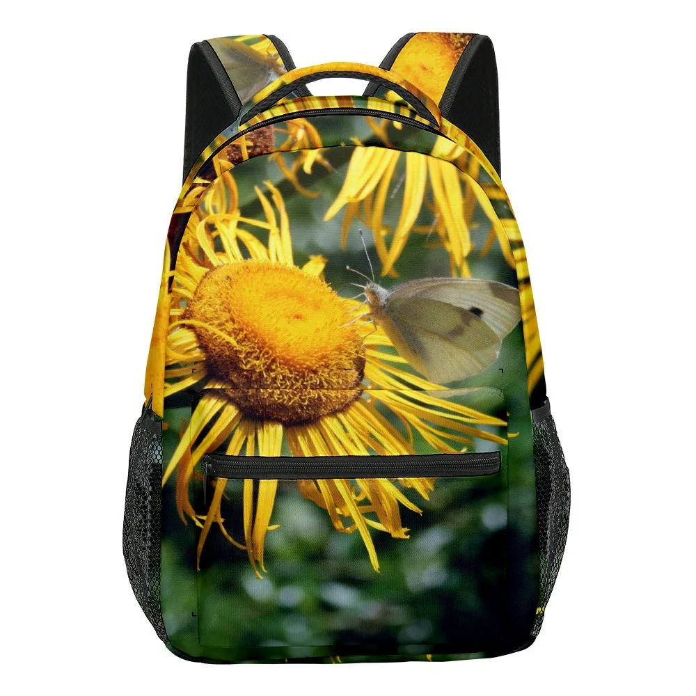 

Harajuku Kpop Novelty Youthful School Bags Unisex butterfly Travel Bags 3D Printed Oxford Waterproof Notebook Shoulder Backpacks