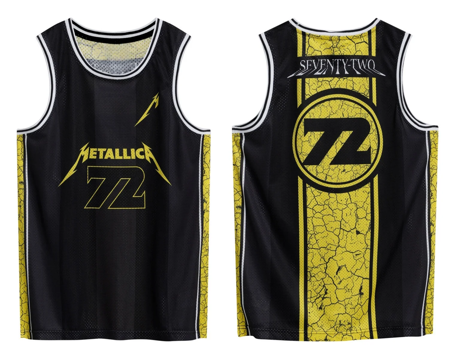 Metallica World Tour Retro-Basketballtrikot für Herren und Damen, Sommersportweste, atmungsaktiv, schnell trocknend, Familien- und Kinderbekleidung – Detail 3
