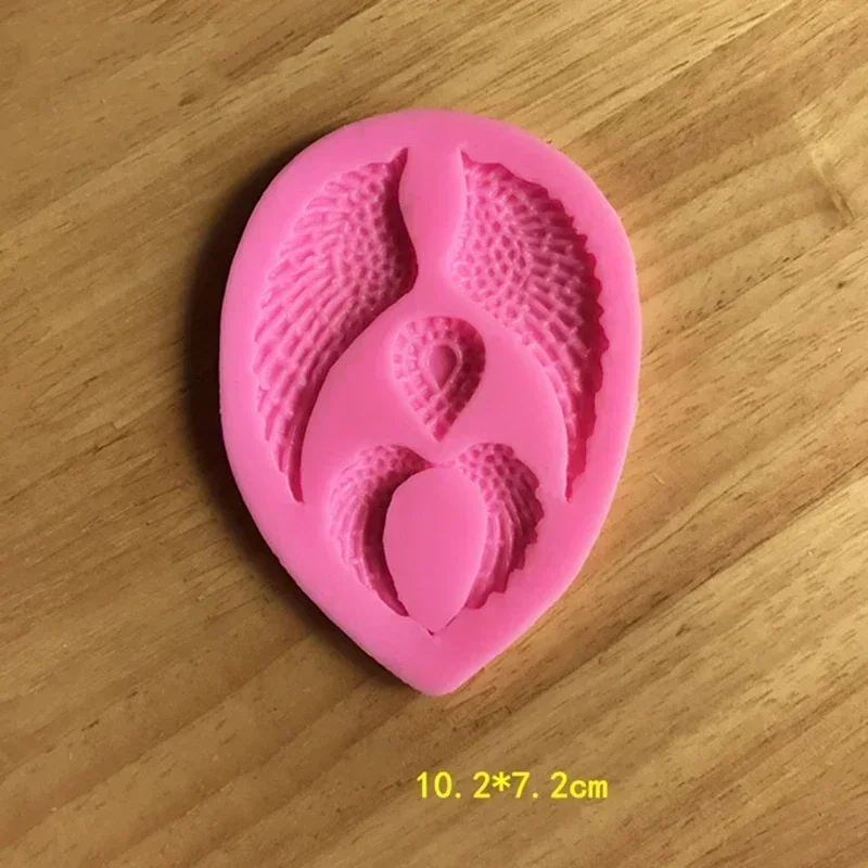 1 PCS Silicone 3D Wing Mold Form Arts Craft Carving Pottery Ceramic Tool Handmade Clay Tools