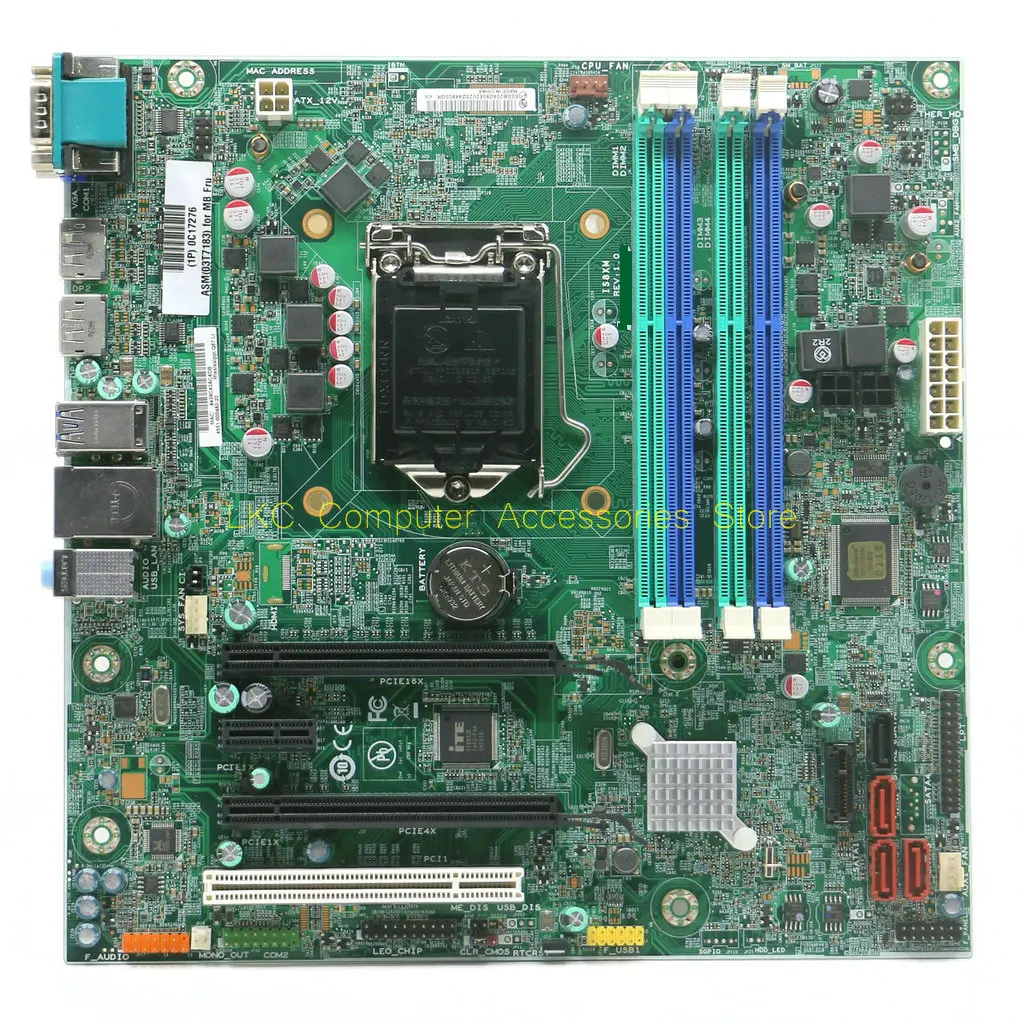 Für Lenovo Think center m93 m93p Desktop-Motherboard IS8XM-REV: 1,0 lga1150 pci 03 t7183 w8p is8xm Mainboard 100% getestet