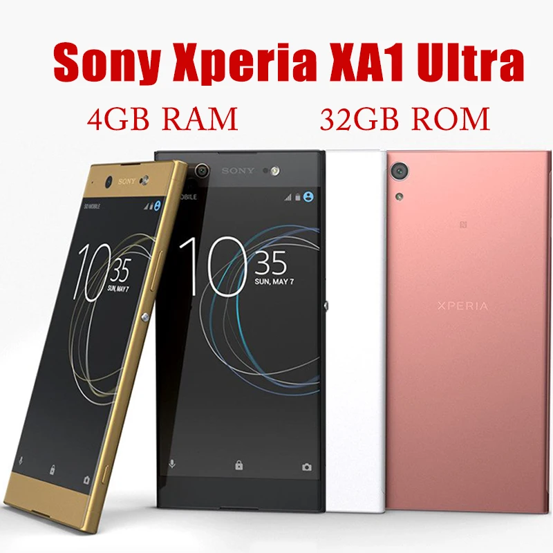 Sony Xperia XA1 Ultra Smartphone Single/Dual GSM Sim LTE Android RAM 4GB ROM 32GB 64GB 6.0