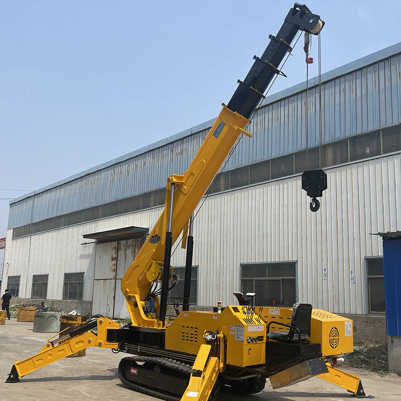 Mini Spider Crane Compact Hydraulic Lifting Equipment for Indoor Construction and Industrial Material Handling