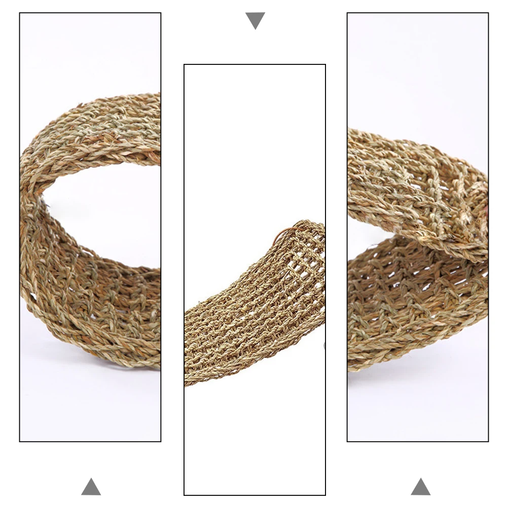 

Lizard Grass Mat 75x18cm Natural Sea- Durable Hammock for Lizards Gecko Iguanas Cage Decor Pet Supplies Easy Long Last