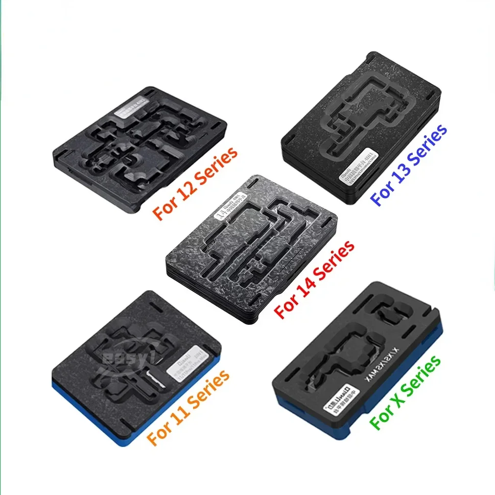 Qianli Bga Reballing Stencil Kit Camada Média Board Plant Plataforma de Lata Ferramentas de Reparo Iphone 11 12 13 14 Pro Mini x xr xs Max