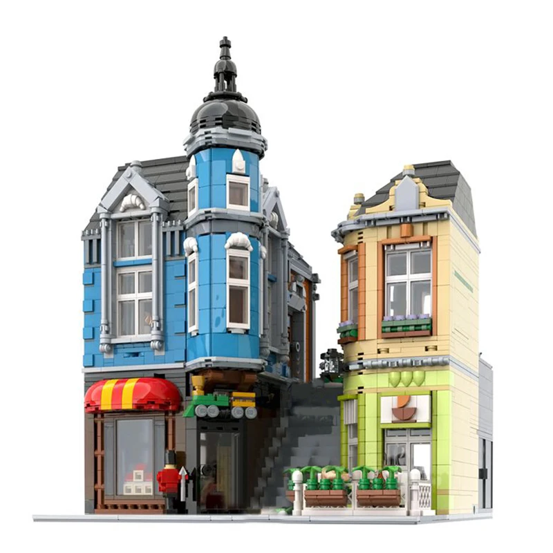 NEW 3418PCS City Hot Selling Street View Moc Townhouse Toys Center building DIY creative ideas Children Toy birthday Gift Blocks