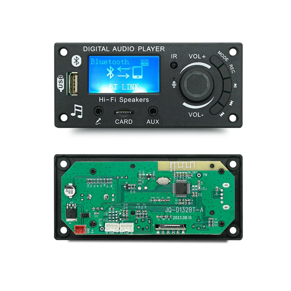 LCD Screen Display Mp3 Decoder Board Bluetooth Module DIY Products Car Audio Accessories Audio Amplifier Board