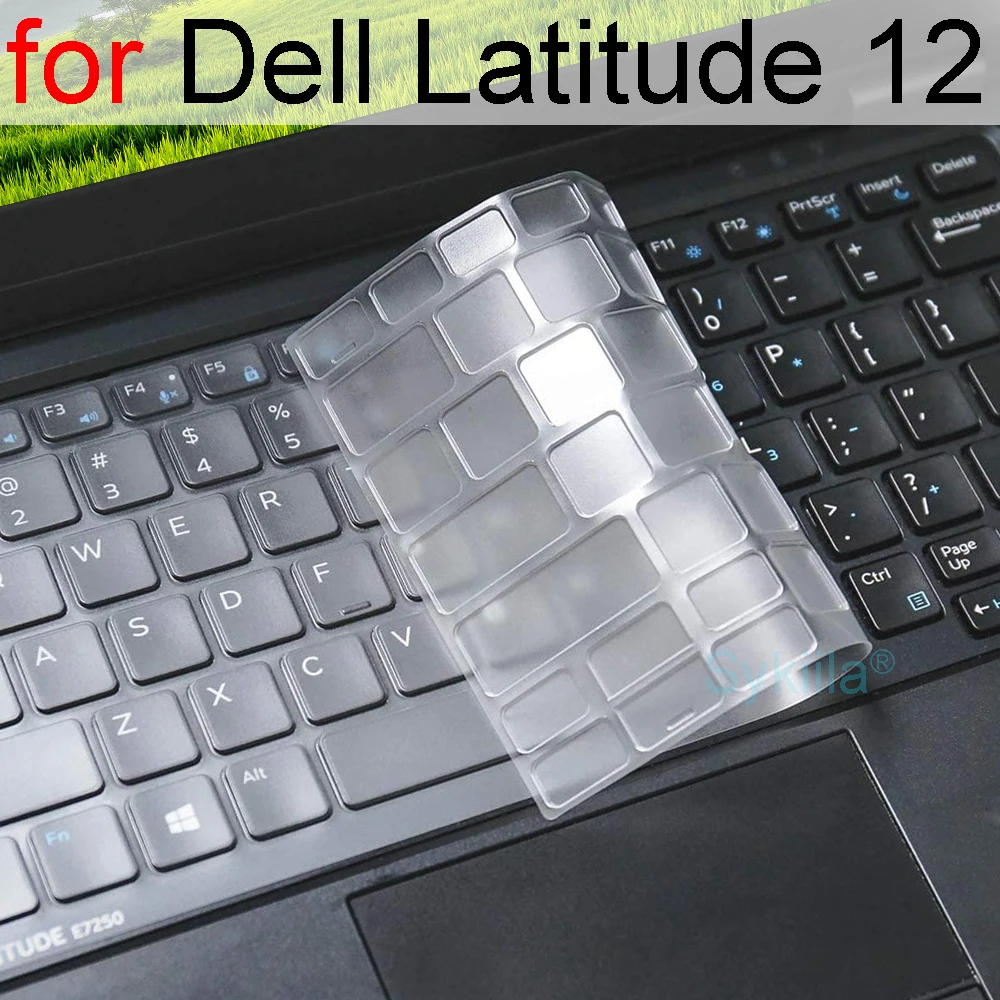 Keyboard Cover for Dell Latitude 12 5250 E5250 E5270 7220 E7250 7275 E7270 7280 7285 7290 E7290 5000 Protector Skin Case