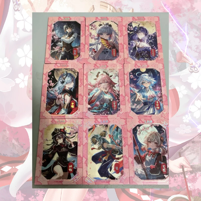 

Anime Goddess Story SOR SSP LHR DR QR SXR GP Cards Yae Miko Kamisato Ayaka Furina Raiden Shogun Shenhe Ganyu Collectible Cards