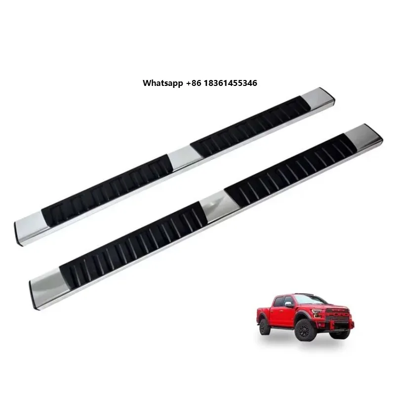 

For Silvrado Apollo Factory Sale Aluminum Running Boards Replacement Black Side Steps