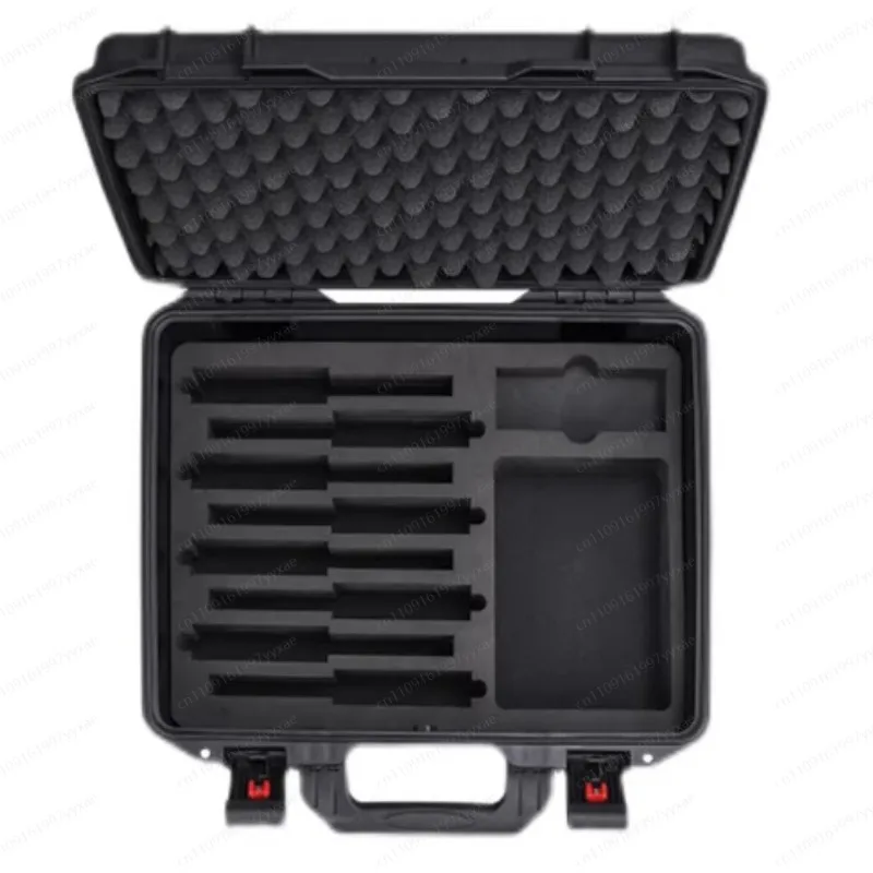 Stage wireless system quick change box: 8 microphone fanny pack combined storage, pressure protection, portable transportation
