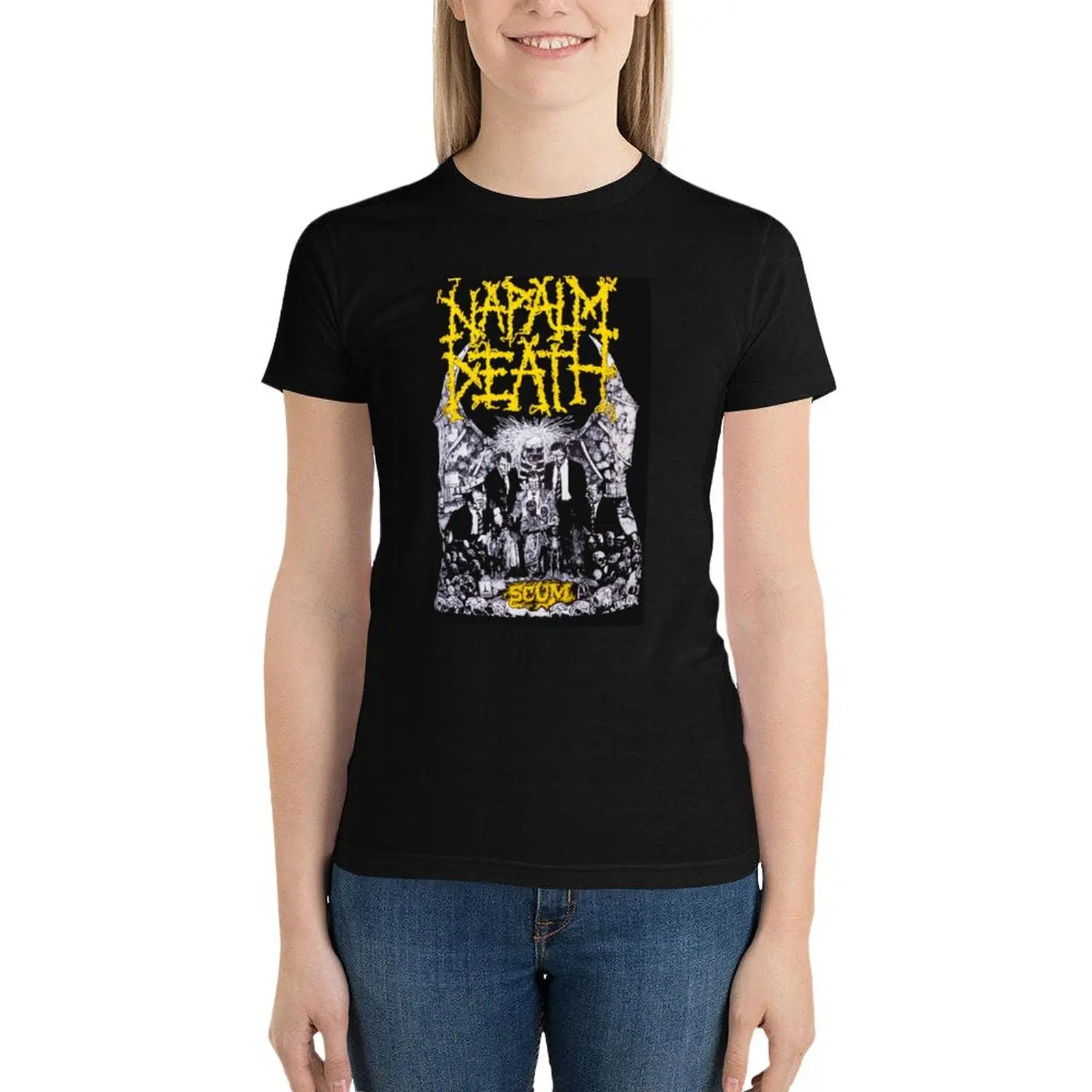 napalm death T-Shirt cute tops cute clothes woman t shirt