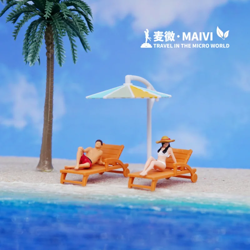 New 1/64 Bikini Beach Men And - đánh giá và giá Resin Craft Kit