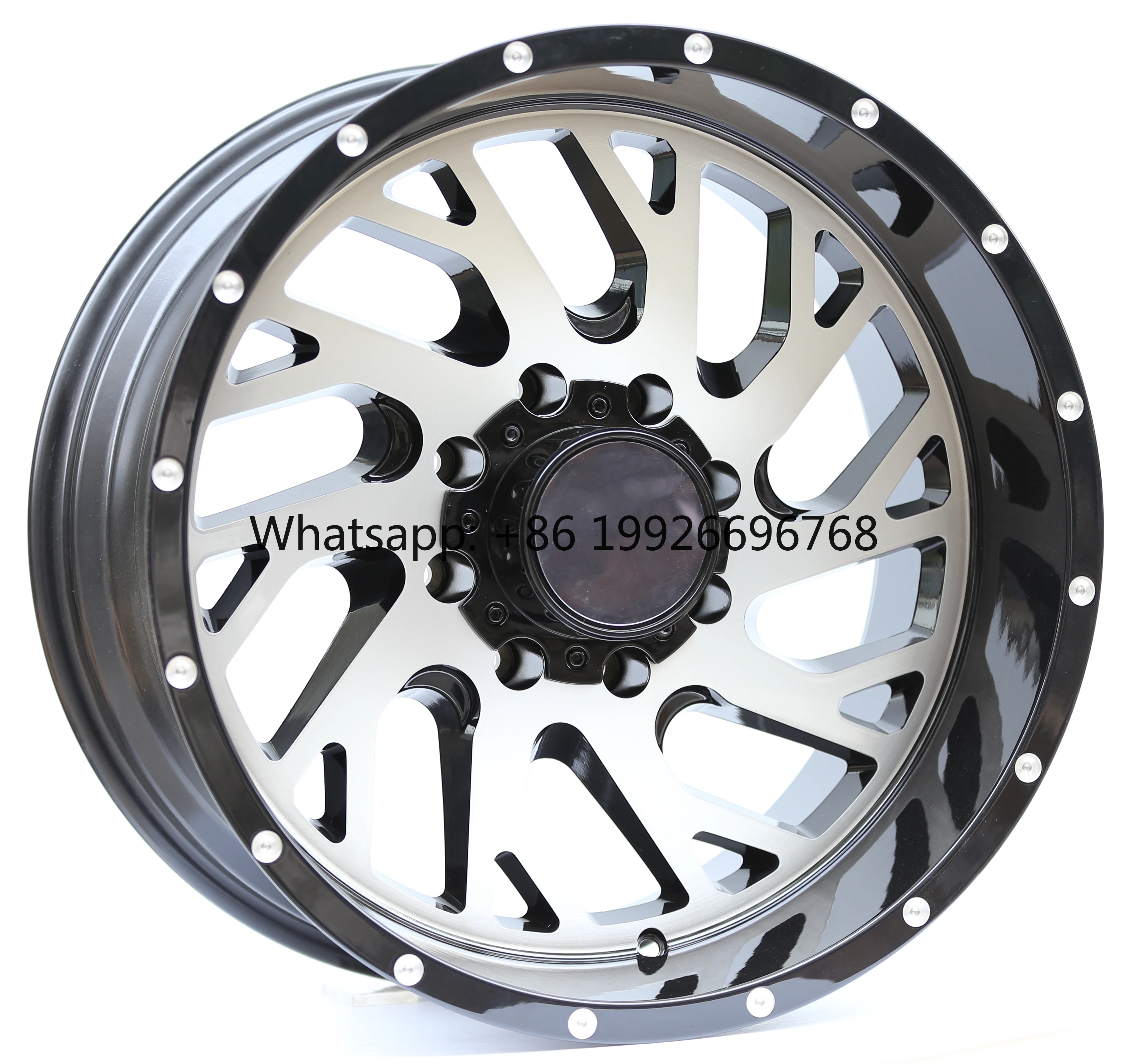 

Aluminum Alloy Wheels for Pickup SUV 20x10 22x12 Fits F150 F250 F350 Silverado500 2500 3500 for Ram 5X127 6X139.7 8x165.1 8x170
