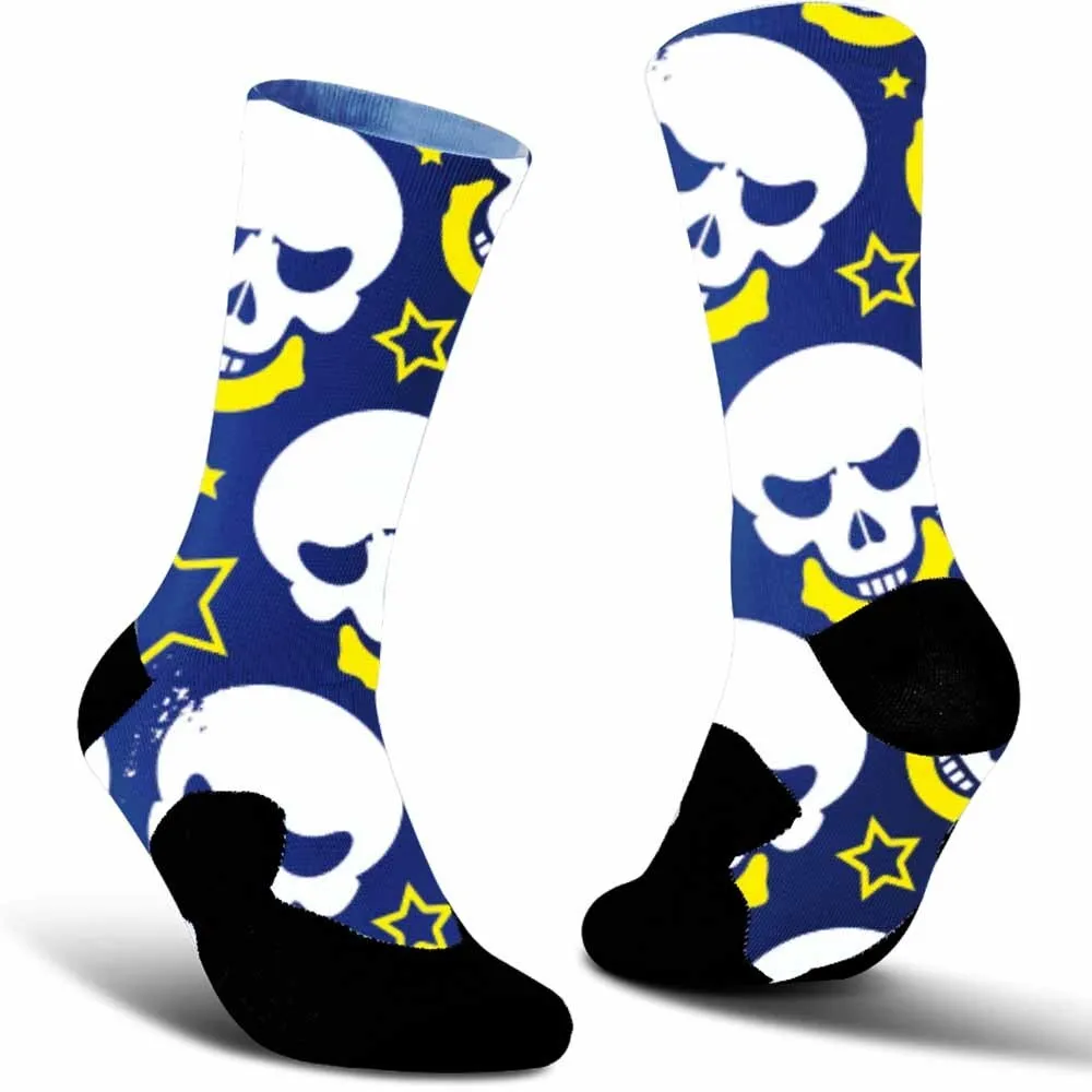 

2025 New Bearded Skull Pattern Unisex Cycling Socks – Fashion-Forward, Sweat-Absorbent, Durable & Breathable | Bicycle Gift Esse
