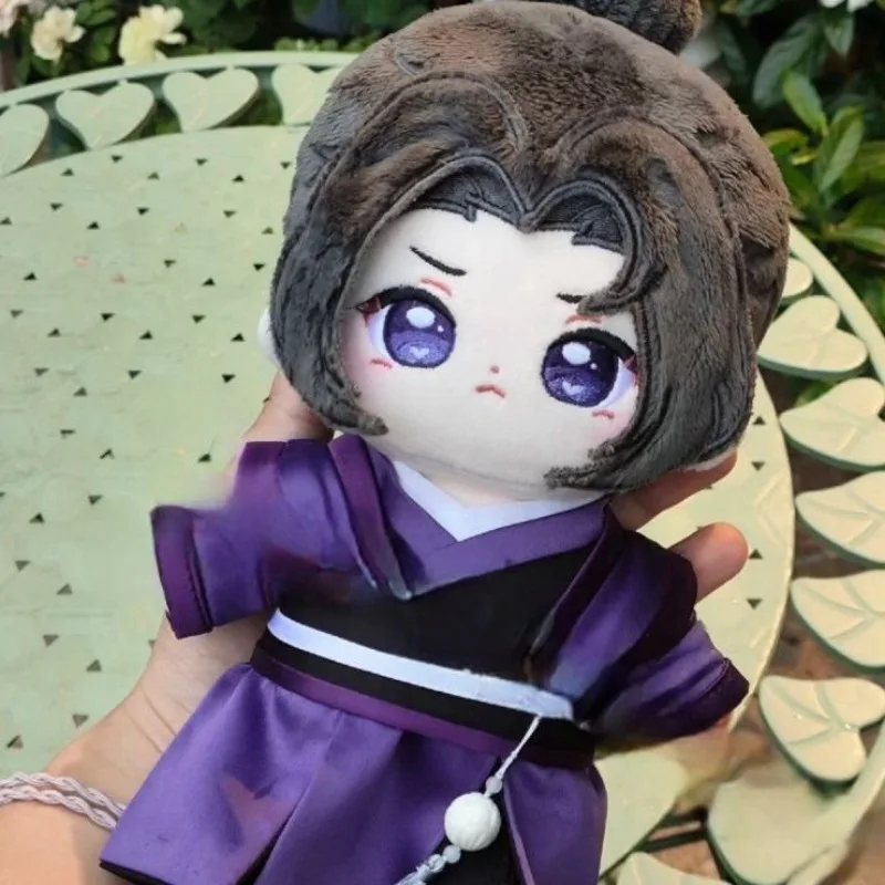 Anime Mo Dao Zu Shi MDZS Jiang Cheng Handsome Boy 20cm Plush Cotton Stuffed Body Dress Up Clothes Cotton Toys Cosplay Gift