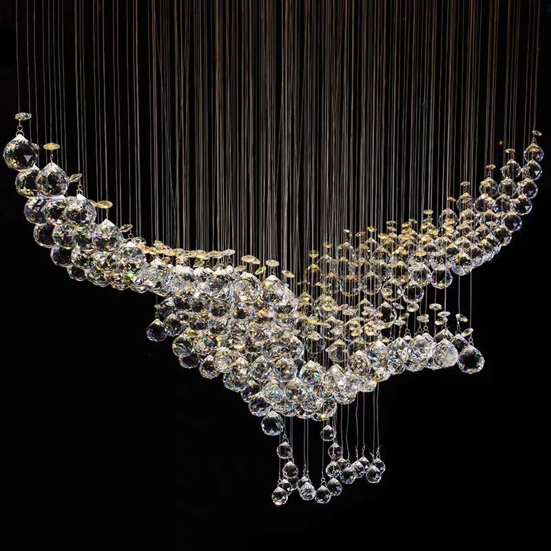 Modern New Eagles Design Luxury Living Dinning Room Crystal Chandeliers Light Lustres Hall Lamps Home Lighting for Ceiling Lamps