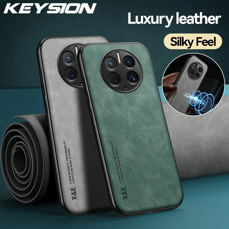 

Luxury Leather Case for Huawei Mate 50 Pro 40 Pro Silicone+PC Shockproof Phone Back Cover for Huawei Mate 20 30 Pro 5G Чехол для