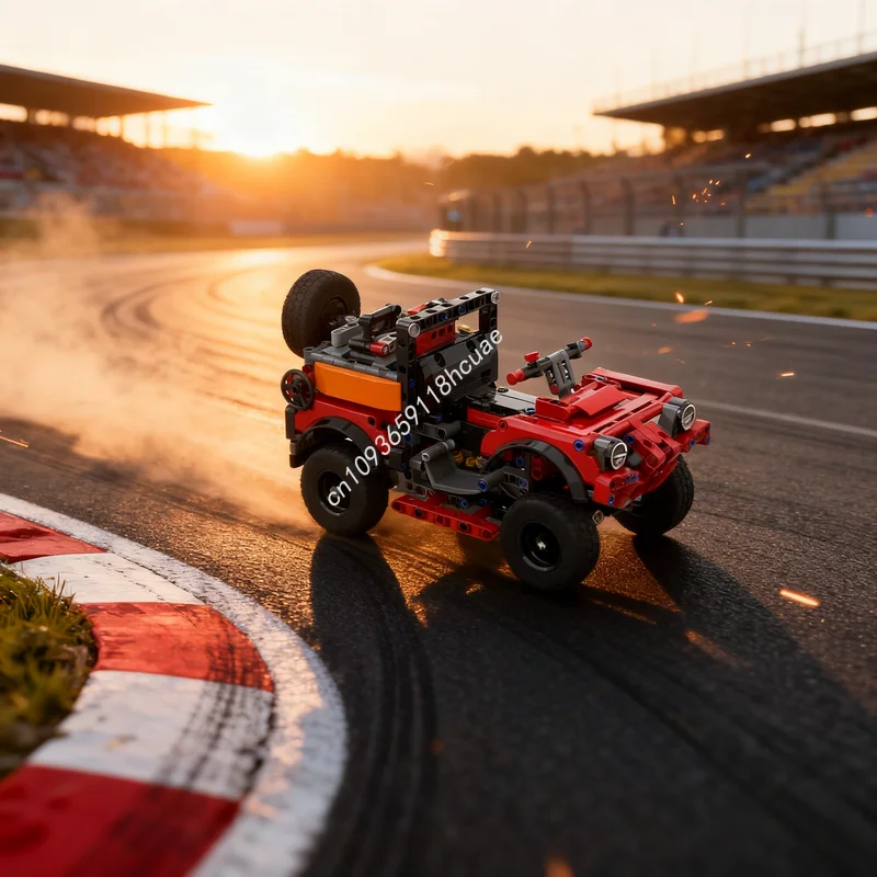 

741pcs MOC ATV Camper Alt Technical Model Building Blocks Architecture Assemble DIY Christmas Gift Creative Idea Toys Education