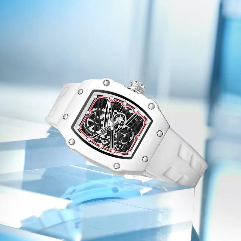 New Ultra Slim Stylish and Unique Men's Quartz Watches Branded Timepieces Barrel Shaped Quartz Watch Classic Styles Trendy Gift