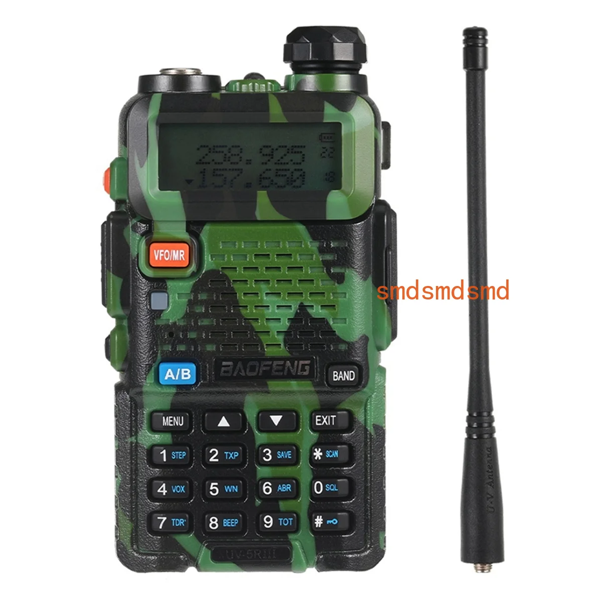 

Рация UV5R 5 Вт, двухдиапазонная, для любительской связи, VHF/UHF, FM-радио, портативная, с вилкой стандарта США