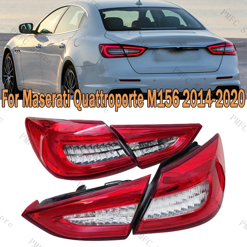 Car Tail Light Assembly Brake Lamp Rear Fog Lamp Turn Signal Light For Maserati Quattroporte M156 2014-2020 670009229 670001629