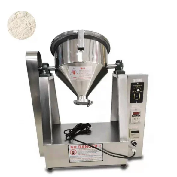 

10L 20L 40L 60L Chemical Raw Material Dry Powder Mixer / Stainless Steel Seasoning Food Waist Drum Mixer