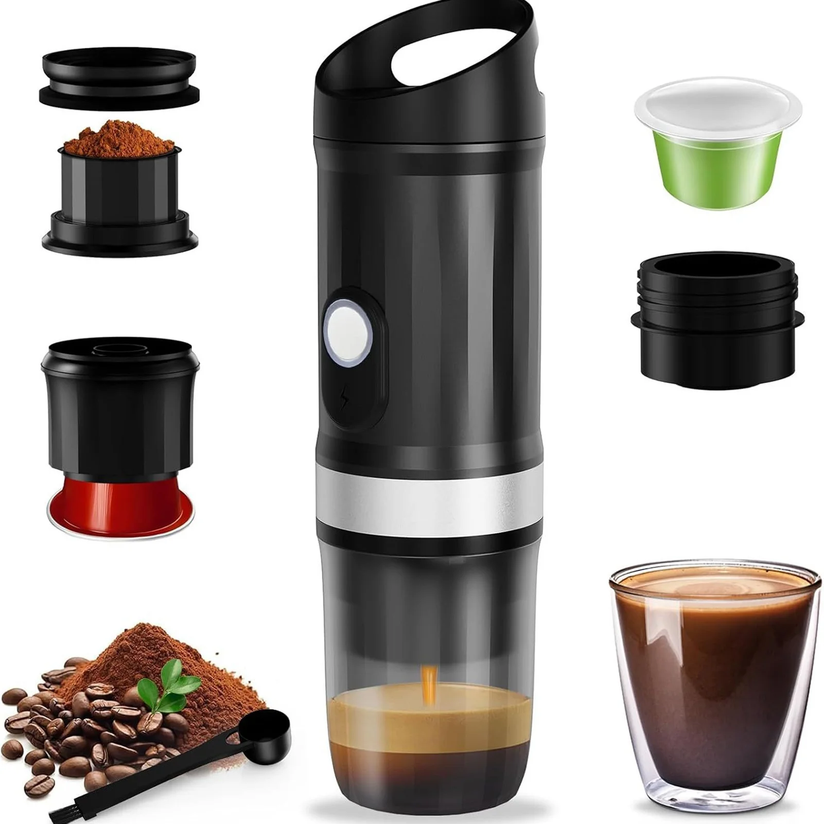 portable-coffee-machine-3-in-1-coffee-maker-fast-self-heating-20-bar-9600mah-rechargeable-electric-coffee-machine-for-camping