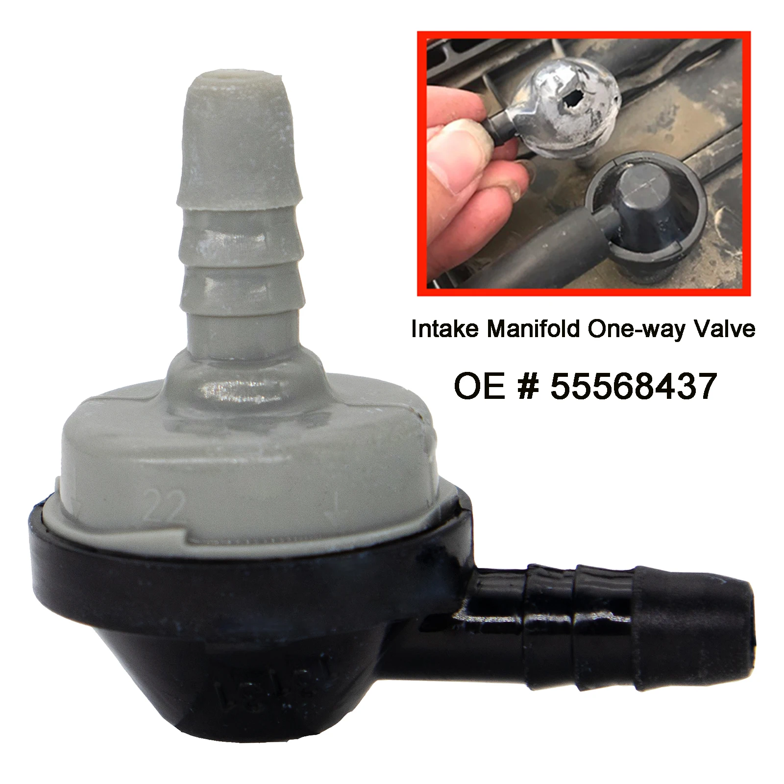 Intake Unidirectional Intake Manifold Check Valve For Chevrolet Cruze Opel Astra Insignia VW Passat 55568437 56547926