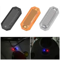 Solar Warning Light Car Rear Collision Prevention Free Breathing Light Motorcycle Electric Vehicle Bike LED Tail Flashing Lamp