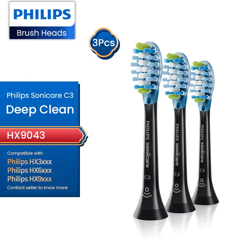 Philips HX2033 Tandenborstel Vervangende Kop DuPont Kleurveranderende borstelharen voor mondreiniging Geschikt voor HX3 HX6 HX9 Serie