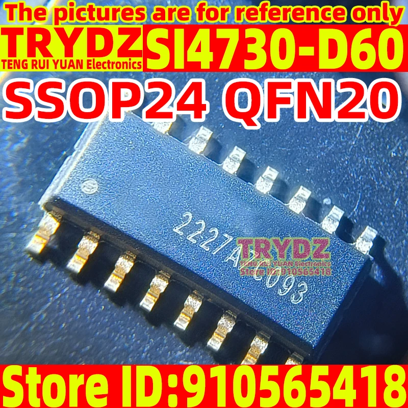 5-1 Uds nuevo SI4730-D60-GUR SSOP24 / SI4730-D60-GMR QFN20