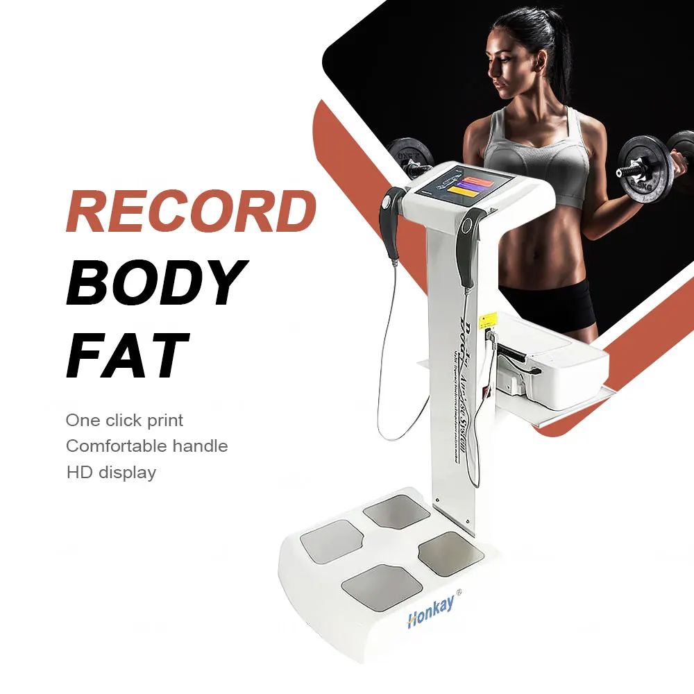 

Fitness Center Intelligent Human Full Body Composition Analyzer Fat Analysis Machine Bioimpedance System Test Device withPrinter