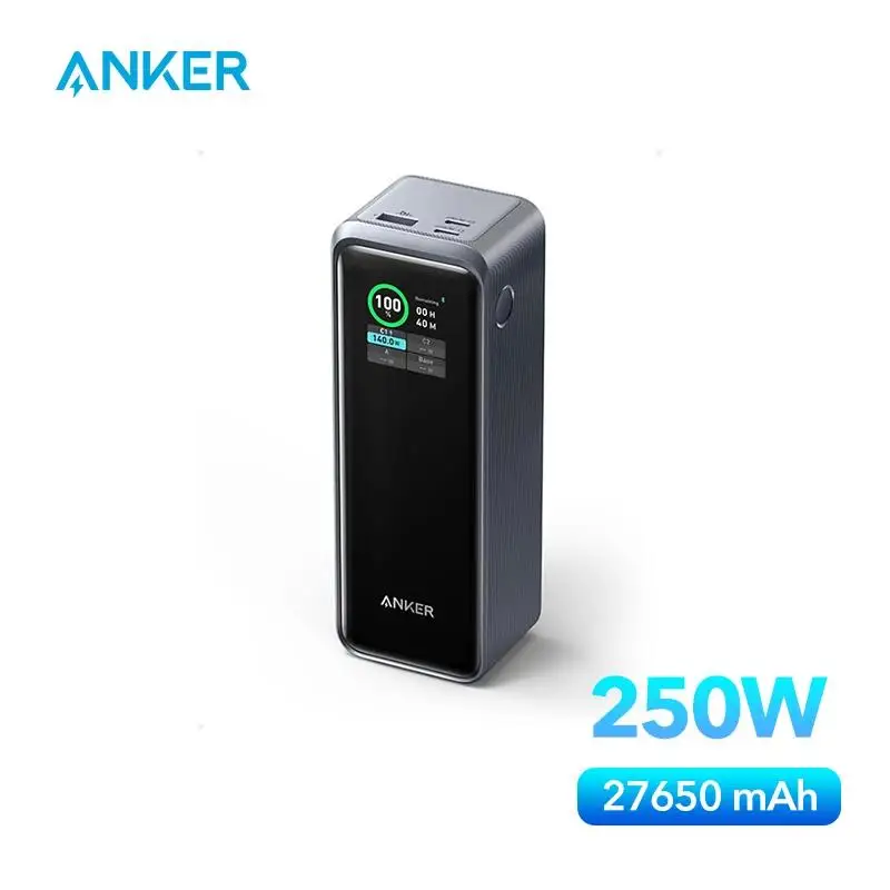 Top Prime Power Bank 27650mAh 3-Port 140W Max Portable Charger Battery Portable Power Bank Large Capacity 250W for Laptop