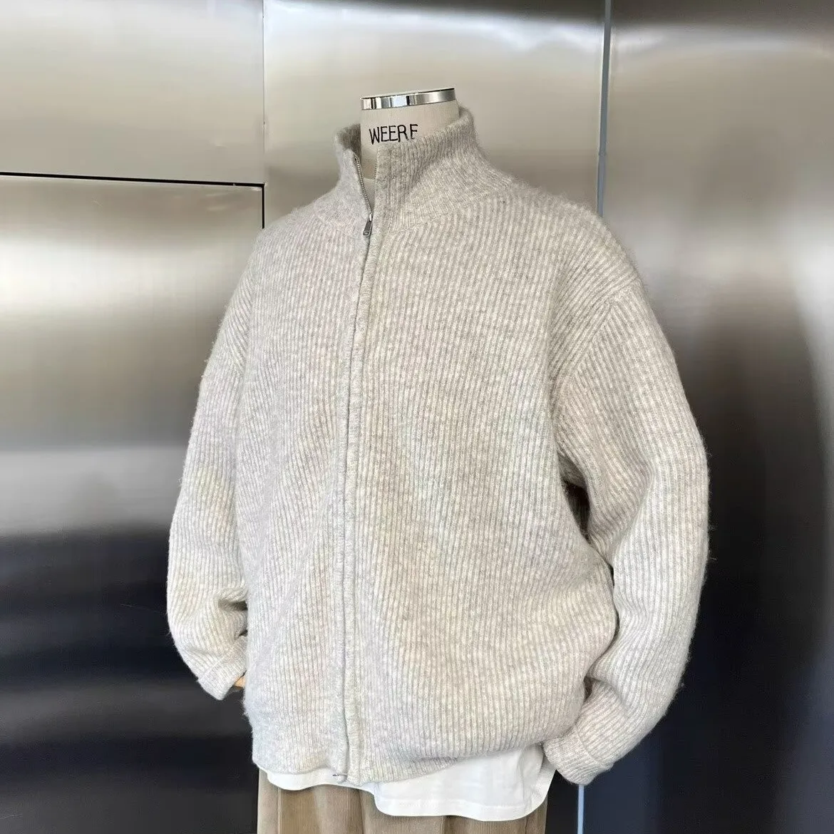 Autumn Cardigan Men\'s Knit Cardigans Knitwear Korean Popular Clothes Mens Clothing Sweater for Men Cárdigan Winter Man Sweater